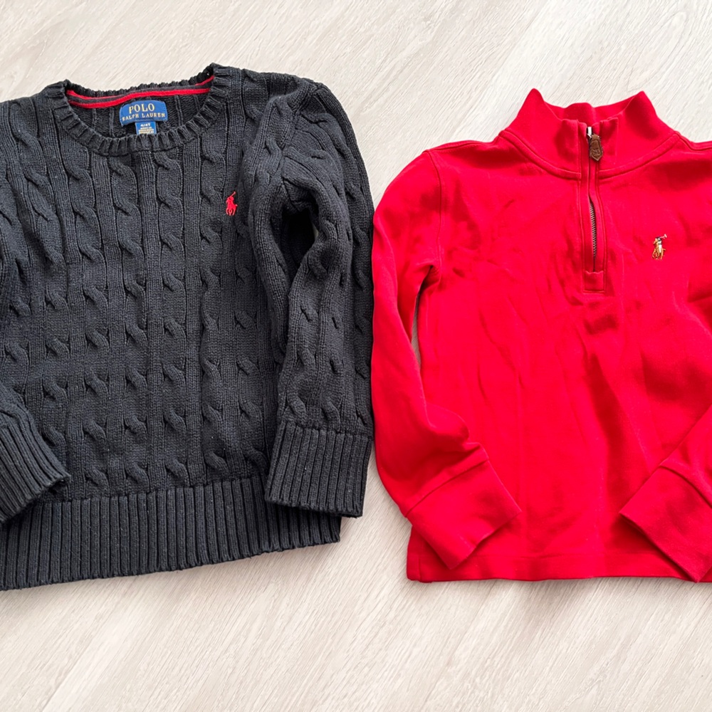 SOLD——Ralph Lauren sweater set - size 4t